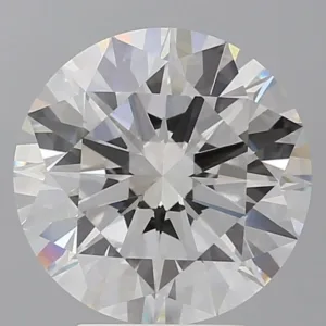 4.53 Carat Round F VVS2 Lab Diamond