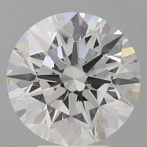4.53 Carat Round F VVS2 Lab Diamond