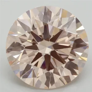4.56 Carat Round Fancy Intense Pink VVS2 Lab Diamond