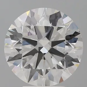 4.57 Carat Round F VVS2 Lab Diamond