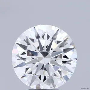 4.58 Carat Round E VVS2 Lab Diamond