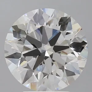 4.58 Carat Round F VVS2 Lab Diamond