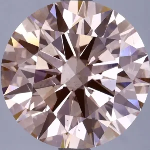4.76 Carat Round Fancy Intense Pink VS2 Lab Diamond