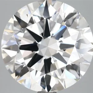 4.96 Carat Round E VVS2 Lab Diamond