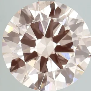 4.96 Carat Round Fancy Vivid Pink VS2 Lab Diamond