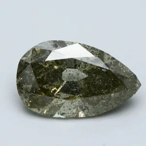 5 Carat Pear Fancy Dark Yellow I1 Natural Diamond
