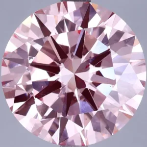 5.01 Carat Round Fancy Intense Pink VS2 Lab Diamond