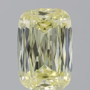 5.02 Carat Cushion Modified Fancy Yellow VS1 Natural Diamond