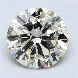 5.02 Carat Round H SI1 Natural Diamond