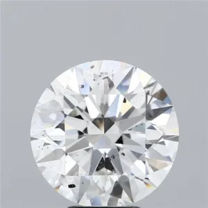 5.06 Carat Round H SI2 Natural Diamond