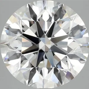 5.09 Carat Round F VVS2 Lab Diamond