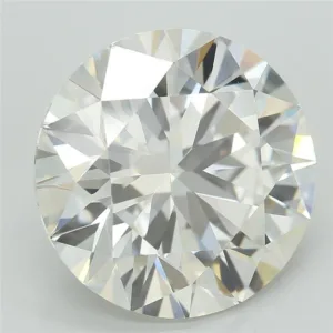 5.68 Carat Round F VVS2 Lab Diamond