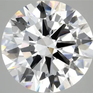 6.01 Carat Round F VVS2 Lab Diamond