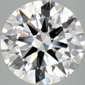 6.03 Carat Round F VVS2 Lab Diamond