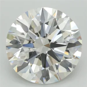 6.04 Carat Round E VVS2 Lab Diamond