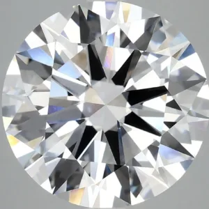 6.04 Carat Round E VVS2 Lab Diamond