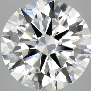 6.04 Carat Round F VVS2 Lab Diamond