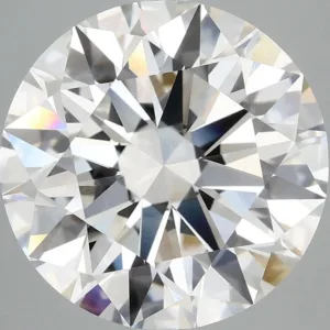 6.04 Carat Round F VVS2 Lab Diamond