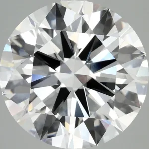 6.04 Carat Round F VVS2 Lab Diamond