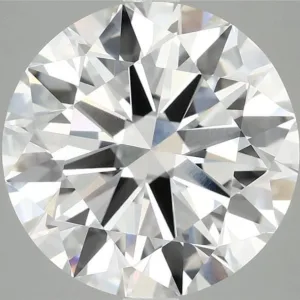 6.04 Carat Round F VVS2 Lab Diamond