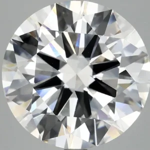 6.06 Carat Round F VVS2 Lab Diamond