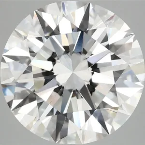 6.06 Carat Round F VVS2 Lab Diamond