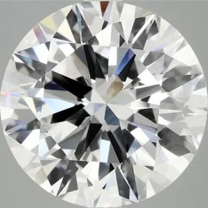 6.07 Carat Round F VVS2 Lab Diamond