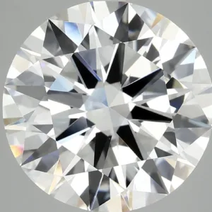 6.08 Carat Round F VVS2 Lab Diamond
