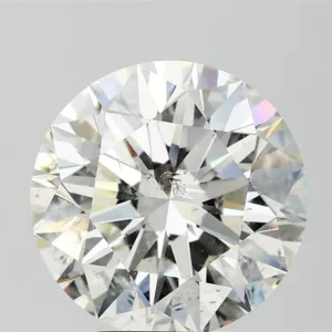 6.08 Carat Round H SI2 Natural Diamond