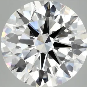 6.11 Carat Round E VVS2 Lab Diamond