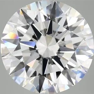 6.12 Carat Round E VVS2 Lab Diamond
