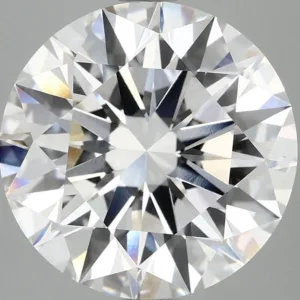 6.12 Carat Round E VVS2 Lab Diamond