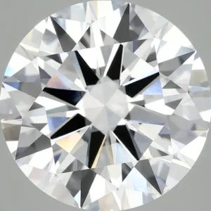 6.12 Carat Round E VVS2 Lab Diamond