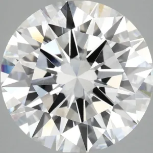 6.12 Carat Round E VVS2 Lab Diamond