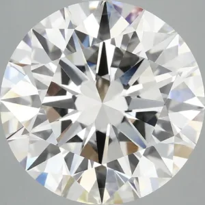 6.16 Carat Round F VVS2 Lab Diamond