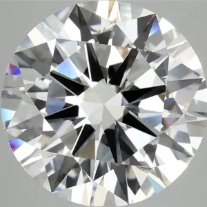 6.18 Carat Round E VVS2 Lab Diamond