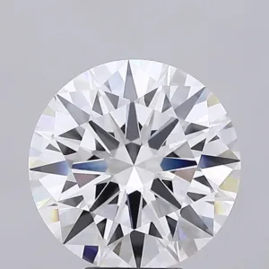 6.18 Carat Round E VVS2 Lab Diamond