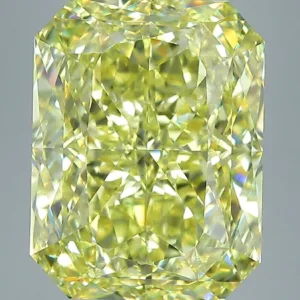 6.7 Carat Radiant Fancy Intense Yellow VS1 Natural Diamond
