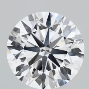 9 Carat Round E VVS2 Lab Diamond