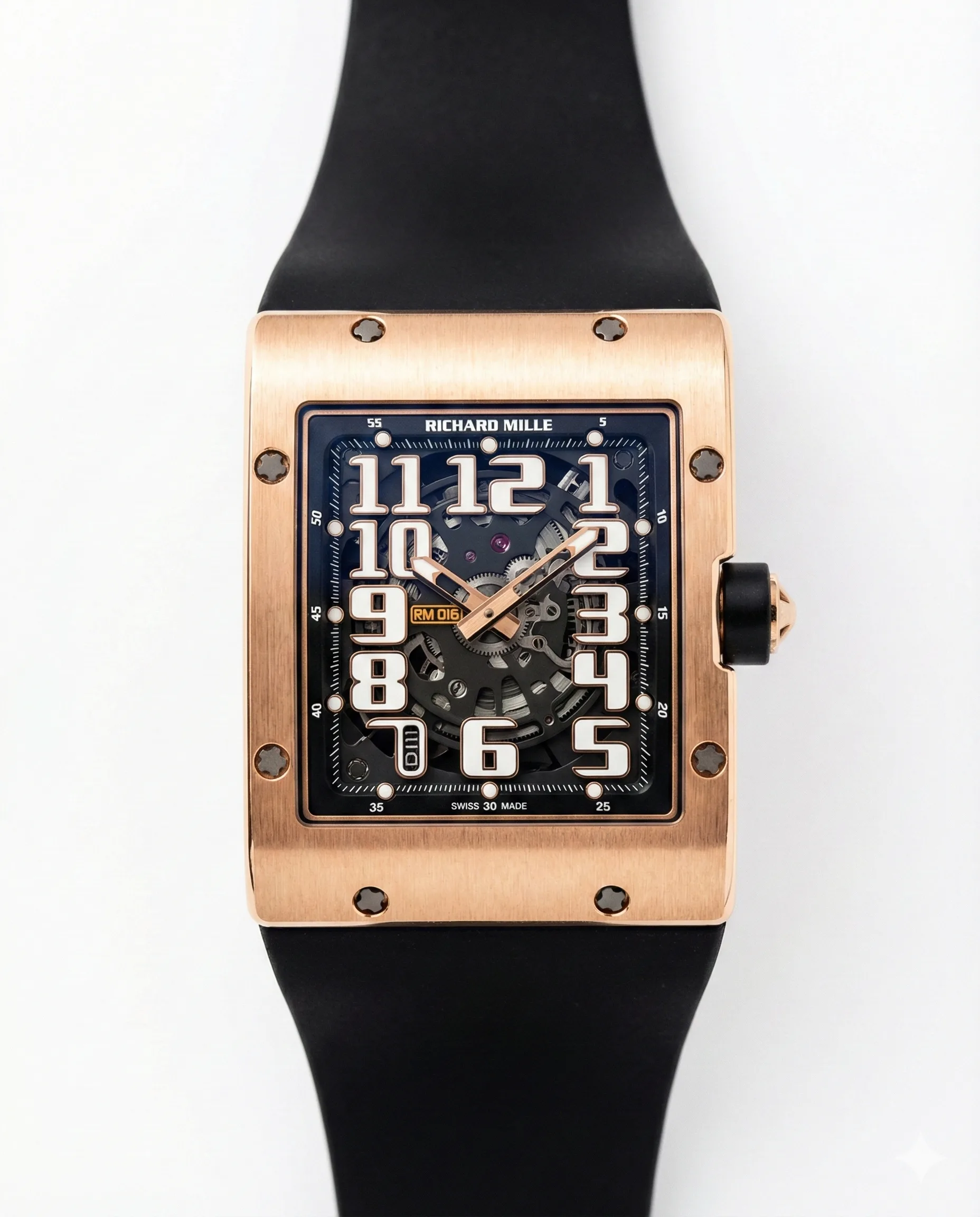 Richard Mille RM 016 Rose Gold “Extra Flat” (Full Factory Set - Watch Only) 1 Richard Mille RM 016 Rose Gold “Extra Flat” (Full Factory Set – Watch Only)