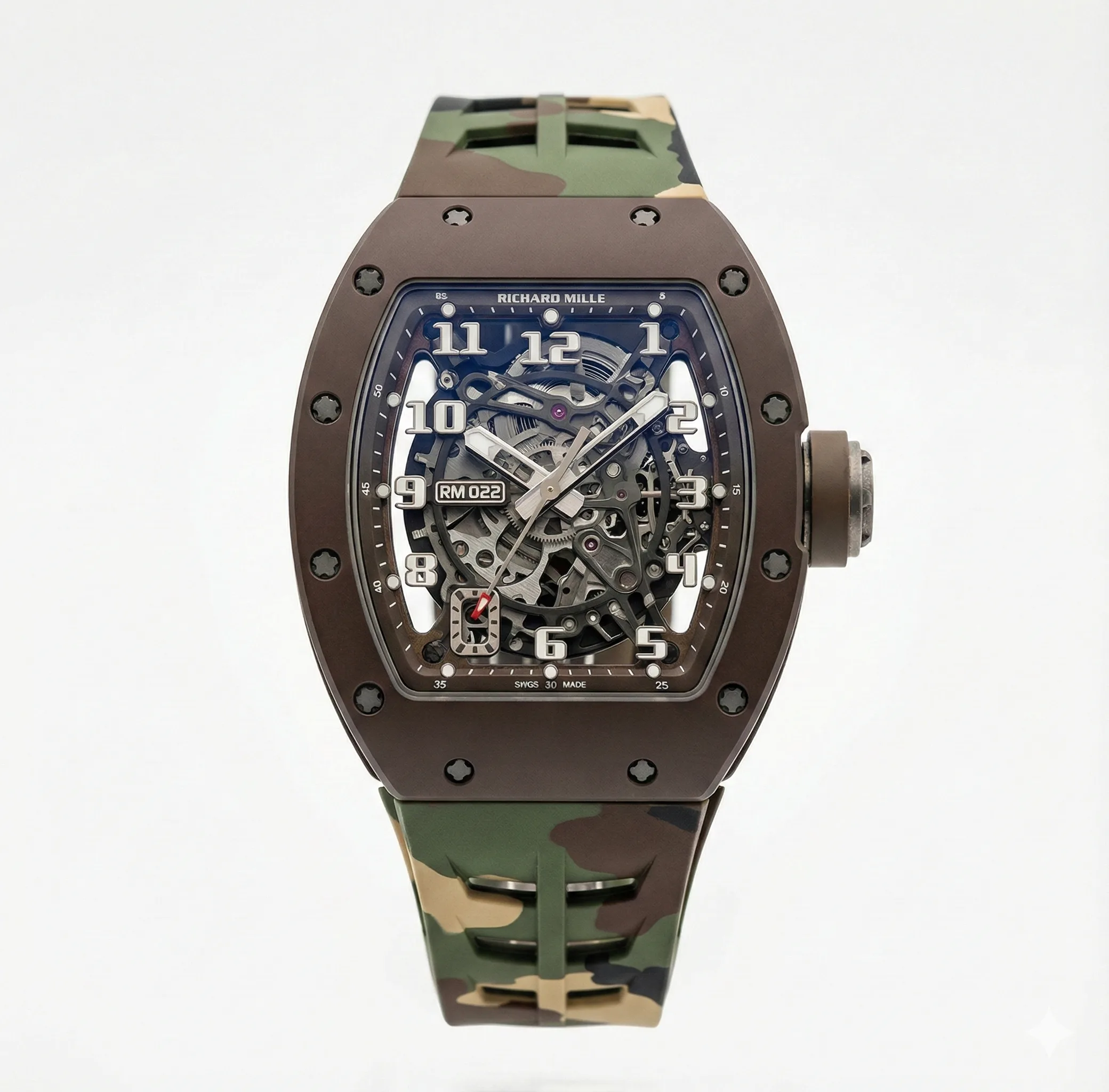 Richard Mille RM 022 Brown Ceramic Aerodyne (LTD 10 - Full Set Complete 2018) 1 Richard Mille RM 022 Brown Ceramic Aerodyne (LTD 10 – Full Set Complete 2018)