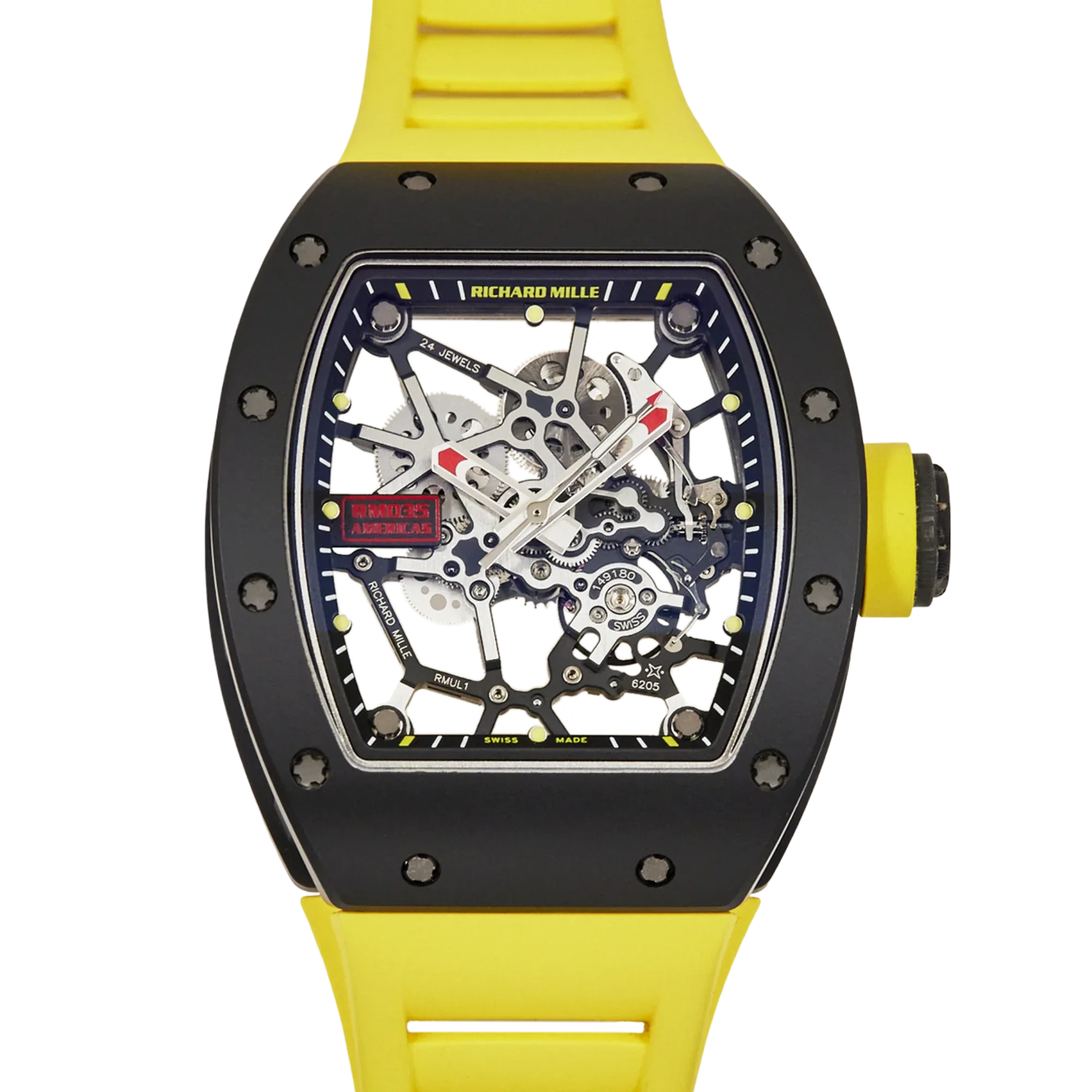 Richard Mille RM 035 "Americas Edition" Black TZP Skeleton (2015 Full Set Complete) 1 Richard Mille RM 035 “Americas Edition” Black TZP Skeleton (2015 Full Set Complete)