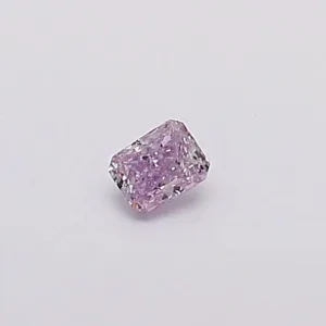 0.06 Carat Radiant Fancy Pink Natural Diamond