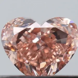 0.25 Carat Heart Fancy Pink SI2 Natural Diamond