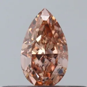 0.25 Carat Pear Fancy Pink SI2 Natural Diamond