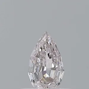 0.3 Carat Pear Very Light Pink VVS1 Natural Diamond