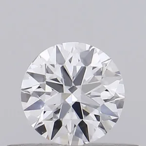 0.3 Carat Round D VS2 Natural Diamond