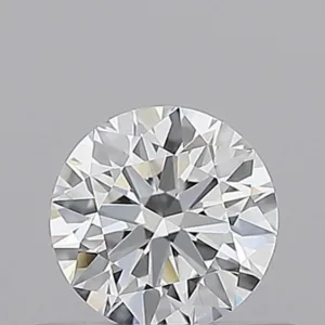 0.33 Carat Round D VVS1 Natural Diamond