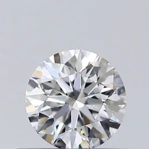 0.39 Carat Round E VVS1 Natural Diamond