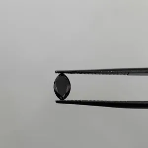 0.41 Carat Marquise Fancy Black VVS2 Natural Diamond